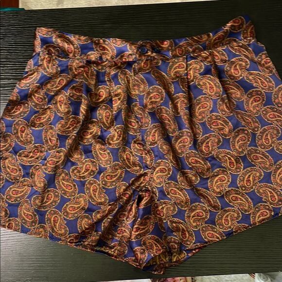 Vintage Dead stock Men’s  Victoria's Secret High Waist Blue and Orange Boxers - Picture 1 of 9